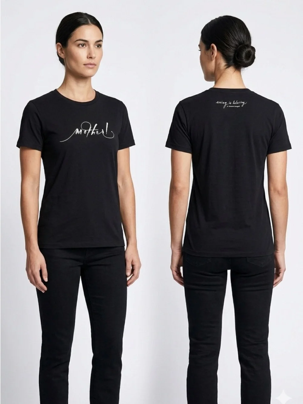 MOTHER Exclusive Movie T-Shirt 190% Cotton - Black XL - Picture 2 of 4